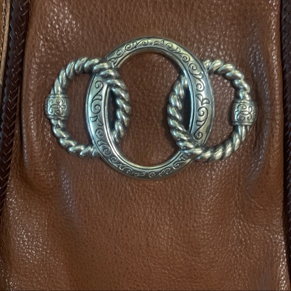 Brighton
Shoulder Bag Brown Leather Satchel
11"L x 3.5"W x 12"H - Picture 5 of 7